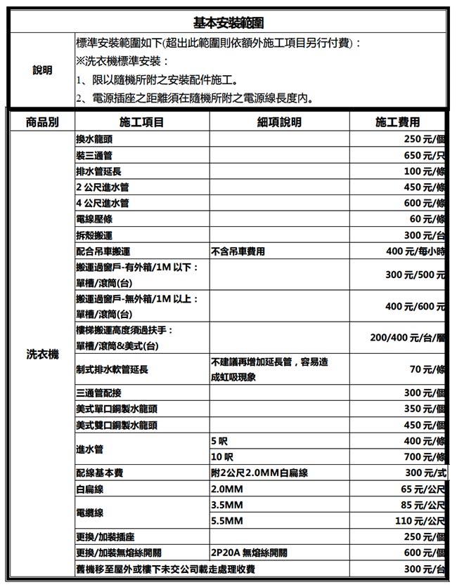 SAMPO聲寶 12KG 變頻滾筒洗衣機 ES-JD12D 典雅白 福利品