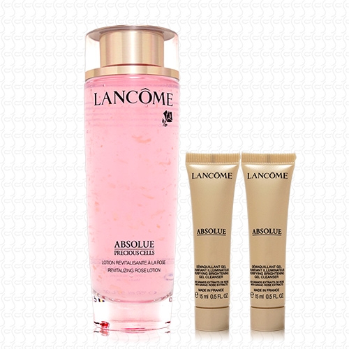 LANCOME蘭蔻 絕對完美玫瑰花瓣精露150ml-TESTER版 贈潔面凝露15mlx2