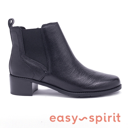 Easy Spirit NILES 中性帥氣 時尚簡約低跟鞋-黑色