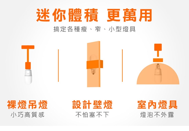 OSRAM歐司朗 7W E14燈座 小晶靈高效能燈泡 6入組- 白/黃光