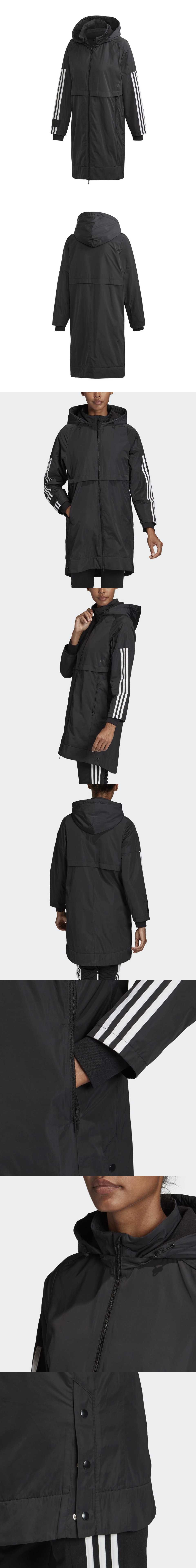 adidas 外套 Woven Hood Long JKT 女款