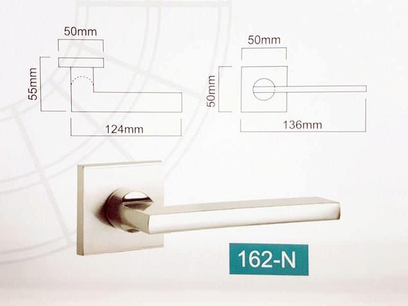 LS 162-N 日規水平鎖 60mm 木門水平把手 銀色 日式 方型 房門鎖 通道鎖