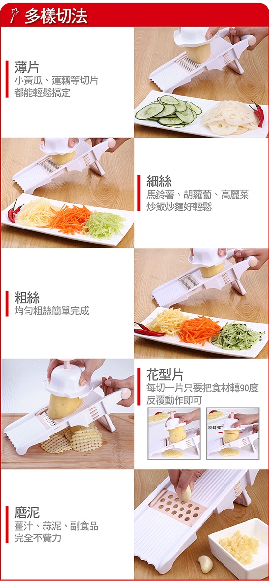 闔樂泰 金太郎鑄造雙面炒鍋-32cm+多功能蔬果料理器