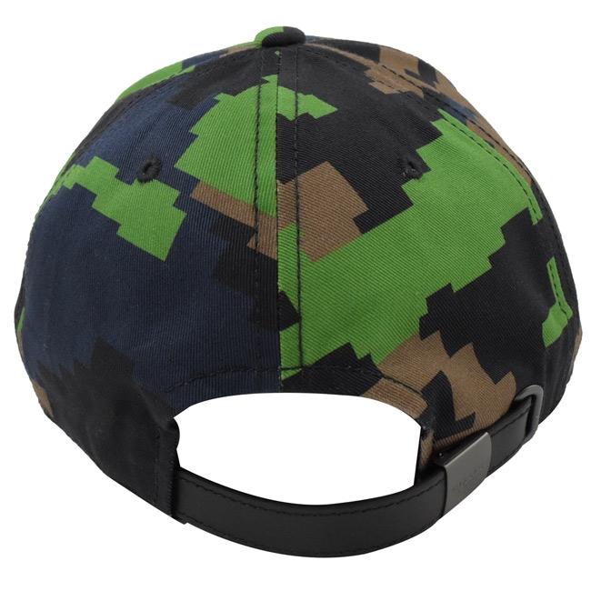 COACH 經典C字LOGO迷彩風棒球帽/鴨舌帽(綠)