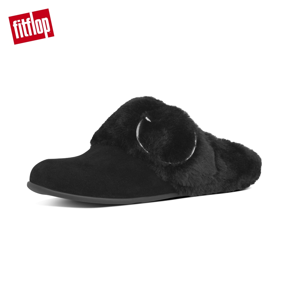 FitFlop TILDA BUCKLE SLIPPERS 便鞋 靚黑色