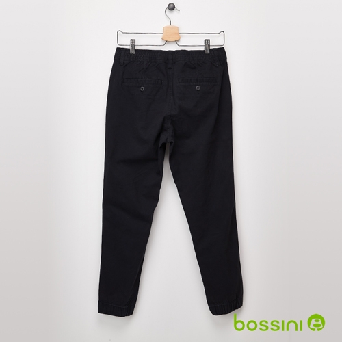bossini男裝-保暖束口褲(內磨毛)02黑