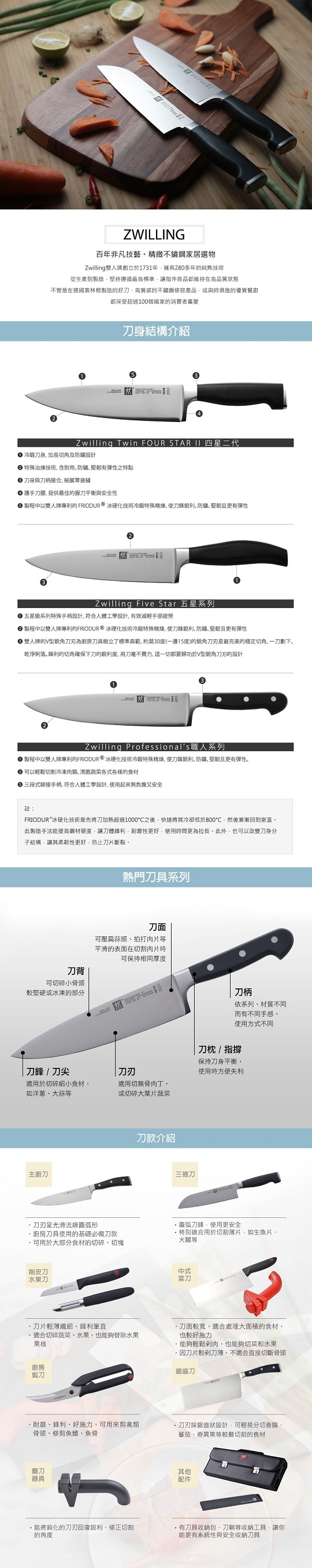 Zwilling 雙人牌 TWIN Point 中式菜刀磨刀器 二件組