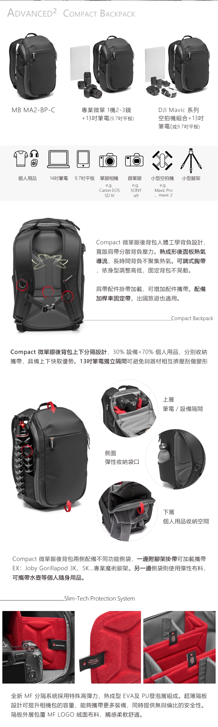 Manfrotto 微單眼後背包 專業級II Advanced2 Compact