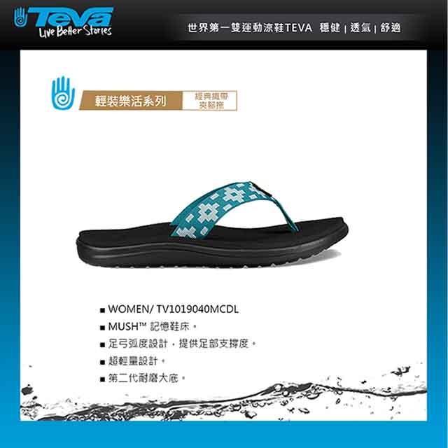 TEVA Voya Flip 經典織帶夾腳拖女