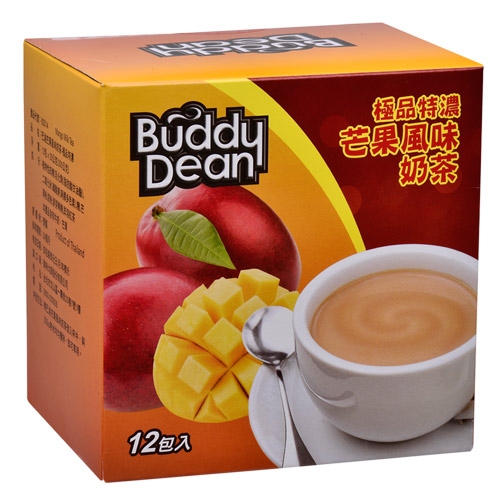 Buddy Dean 巴迪芒果風味奶茶-極品特濃(25gx12包入)