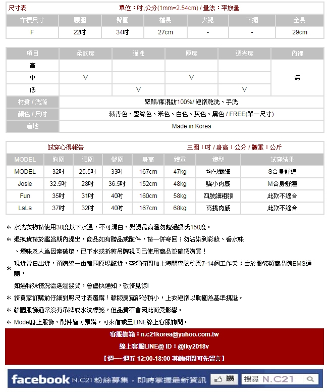 正韓 仿牛仔刷色抽繩反摺短褲 (共六色)-N.C21