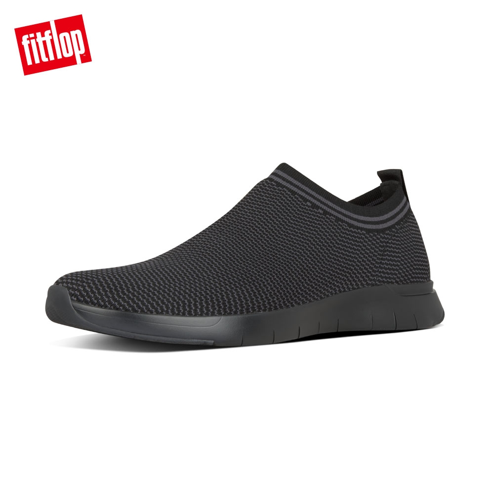 FitFlop FINEKNIT SLIP-ON 襪套式休閒鞋 靚黑色