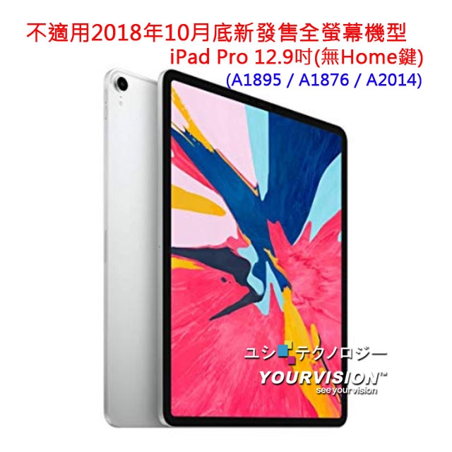 iPad Pro 12.9吋 最佳保貼組(鋼化玻璃螢幕貼+抗污防指紋機身背膜)