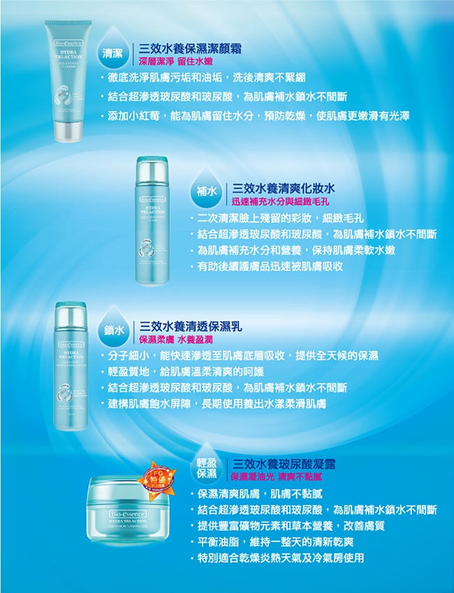 三效水養清透保濕乳100ml(買1送1)