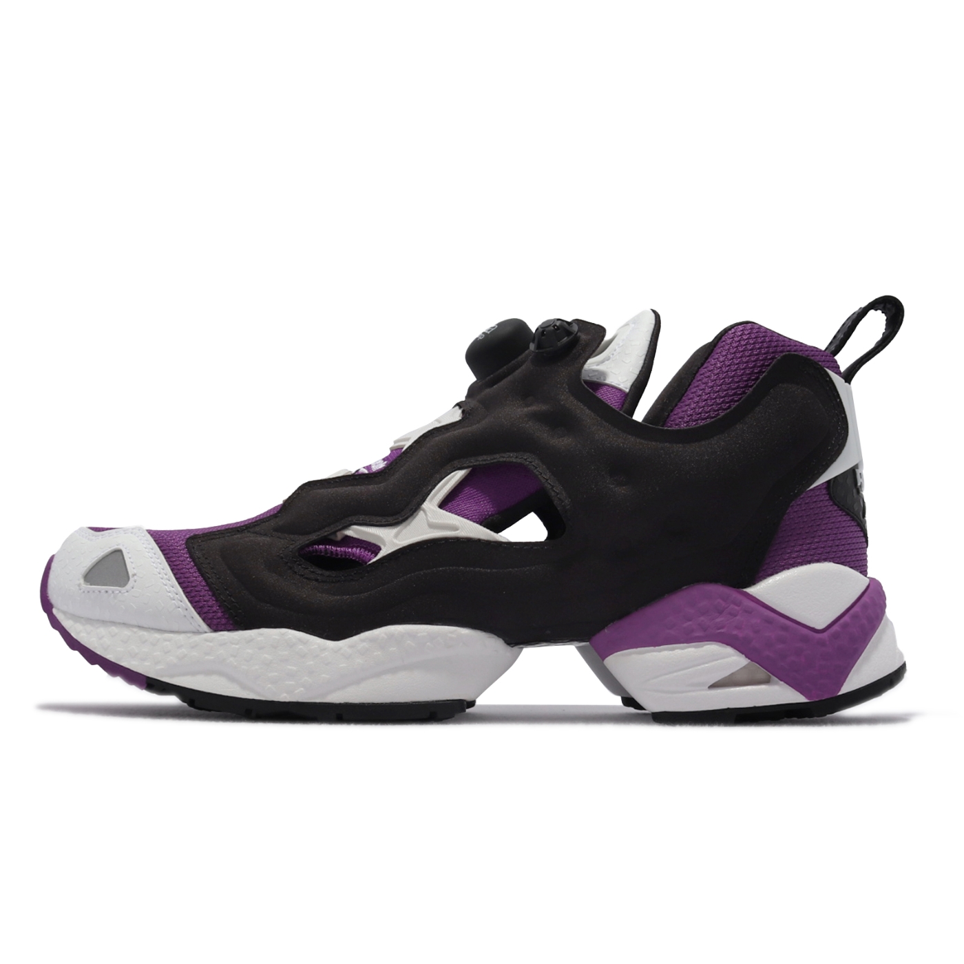 Reebok 休閒鞋Instapump Fury 95 男鞋黑葡萄紫緩震充氣襪套復古OG 經典