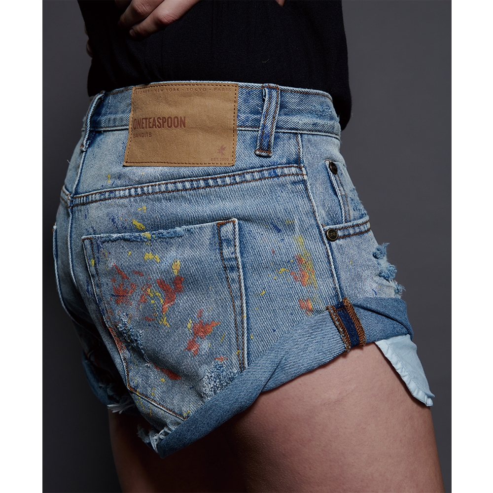 ONETEASPOON BANDITS DENIM SHORT 牛仔短褲(女)