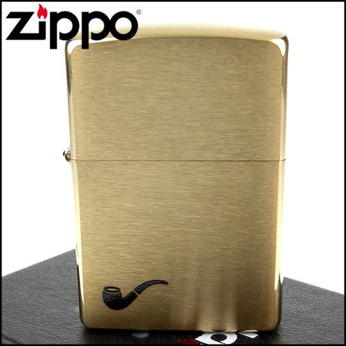 ZIPPO 美系~Pipe Lighter~煙斗用打火機-純銅拉絲打磨