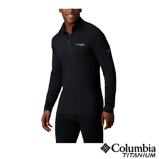 Columbia 哥倫比亞 男款- 鈦 Omni HEAT3D鋁點保暖快排立領上衣
