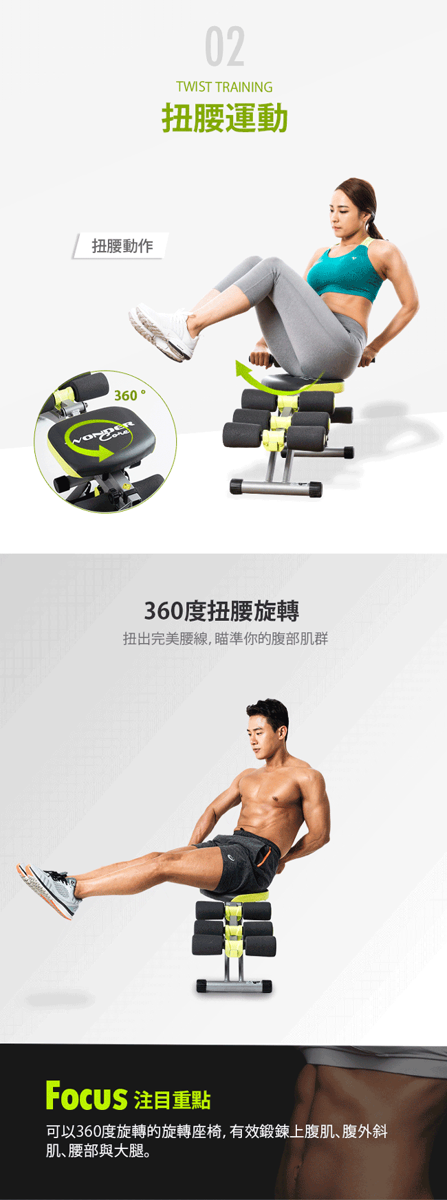 Wonder Core 2 全能塑體健身機 (強化升級版)