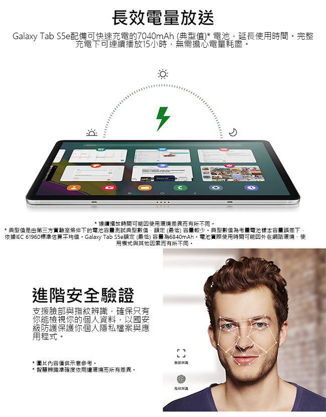 (組合)Samsung Galaxy Tab S5e 10.5 T720 WIFI