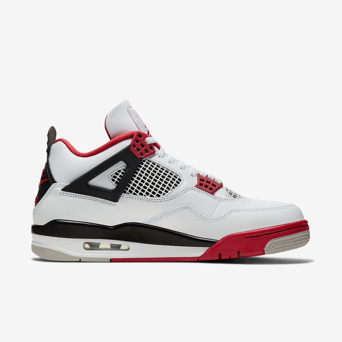 Nike 籃球鞋Air Jordan 4 Retro 男鞋喬丹經典AJ4 復刻氣墊避震穿搭白紅DC7770160 | Jordan系列|  Yahoo奇摩購物中心