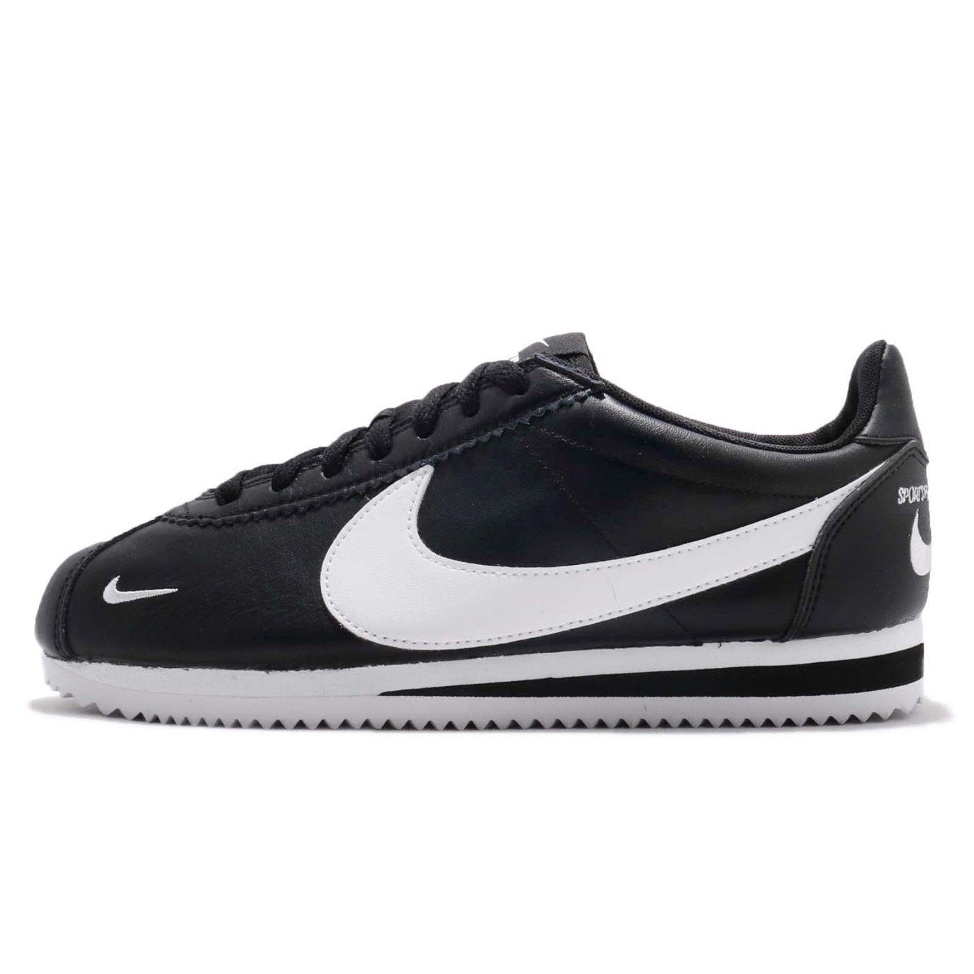 Nike Classic Cortez PREM 男女鞋經典款阿甘鞋情侶鞋穿搭皮革質感黑白