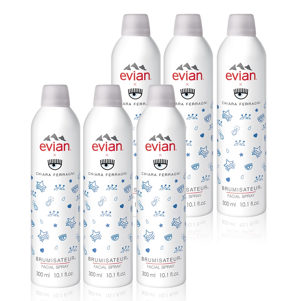 Evian 愛維養 護膚礦泉噴霧 2018 限定版 300mlx6