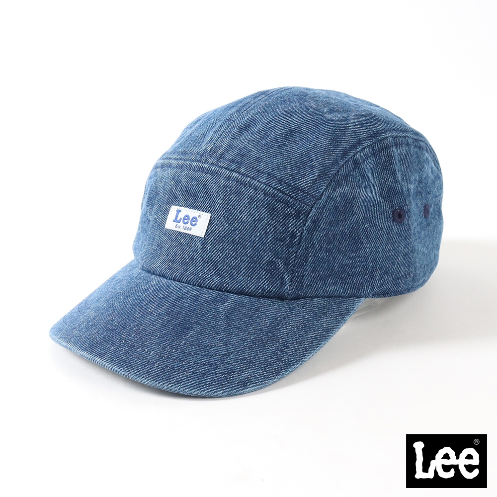 Lee 小方框Logo五分割帽棒球帽單車帽可調式單寧藍| 帽子| Yahoo 
