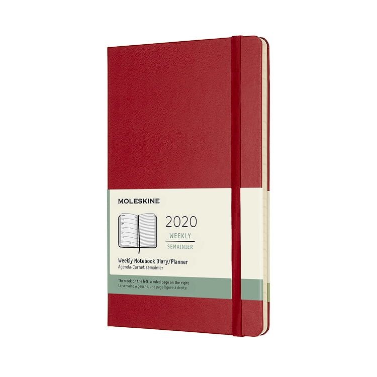 MOLESKINE 2020經典週記手帳12M(L型) -黑