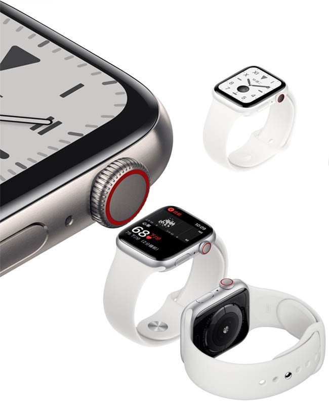 Apple Watch Series 5(44mm)鋁金屬錶殼運動型錶帶
