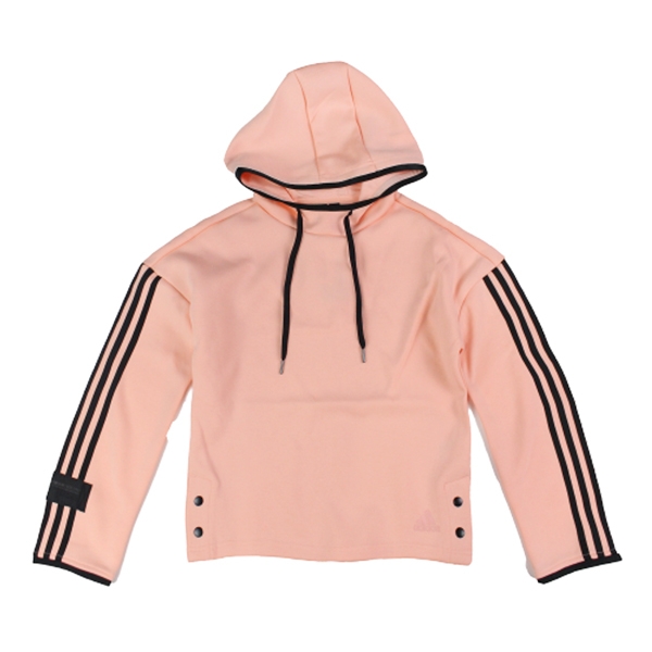 ADIDAS 女 HOODED SWEAT 連帽T(長)