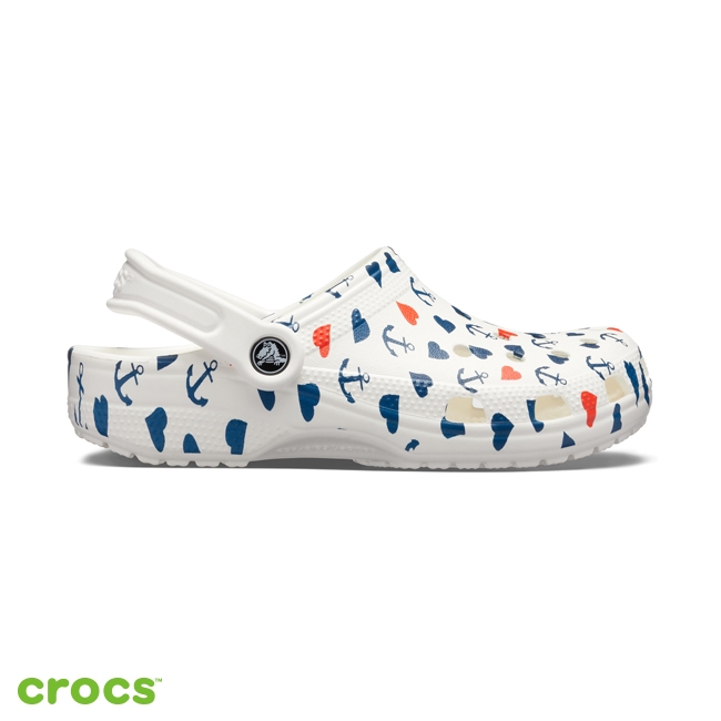 Crocs 卡駱馳 (中性鞋) 經典航海印花克駱格 206053-94S