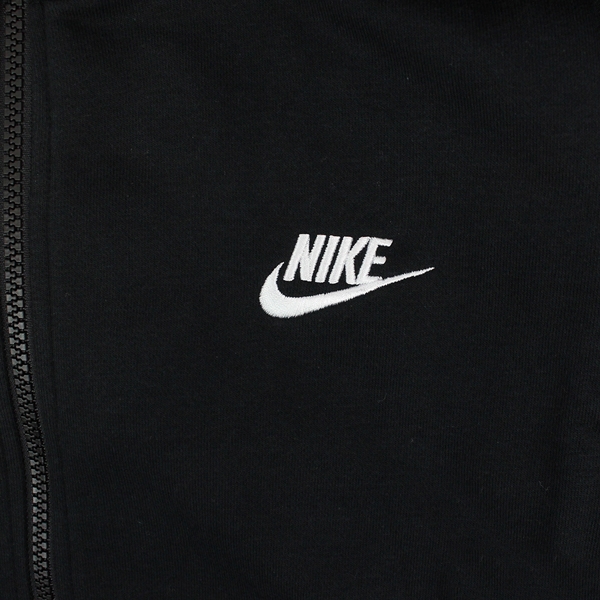 NIKE 男 NSW CLUB HOODIE FZ FT 棉質運動外套(連帽)