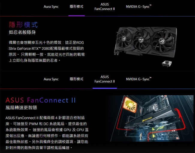 華碩 ROG-STRIX-RTX2080S-A8G-GAMING 顯示卡