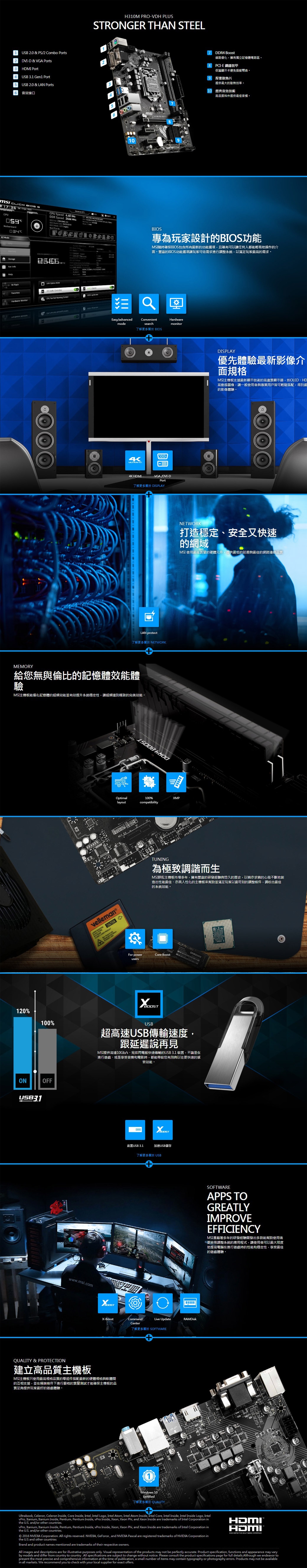 Intel i7-9700 + MSI H310M PRO-VDH PLUS 組合套餐