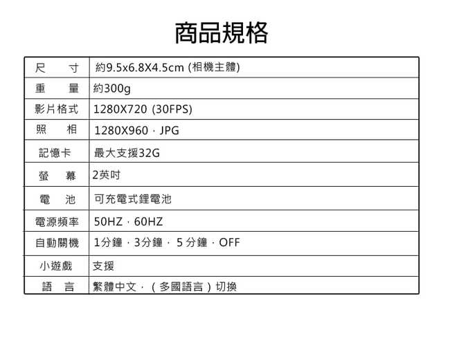 YT-05 720P攝錄影兒童數位相機