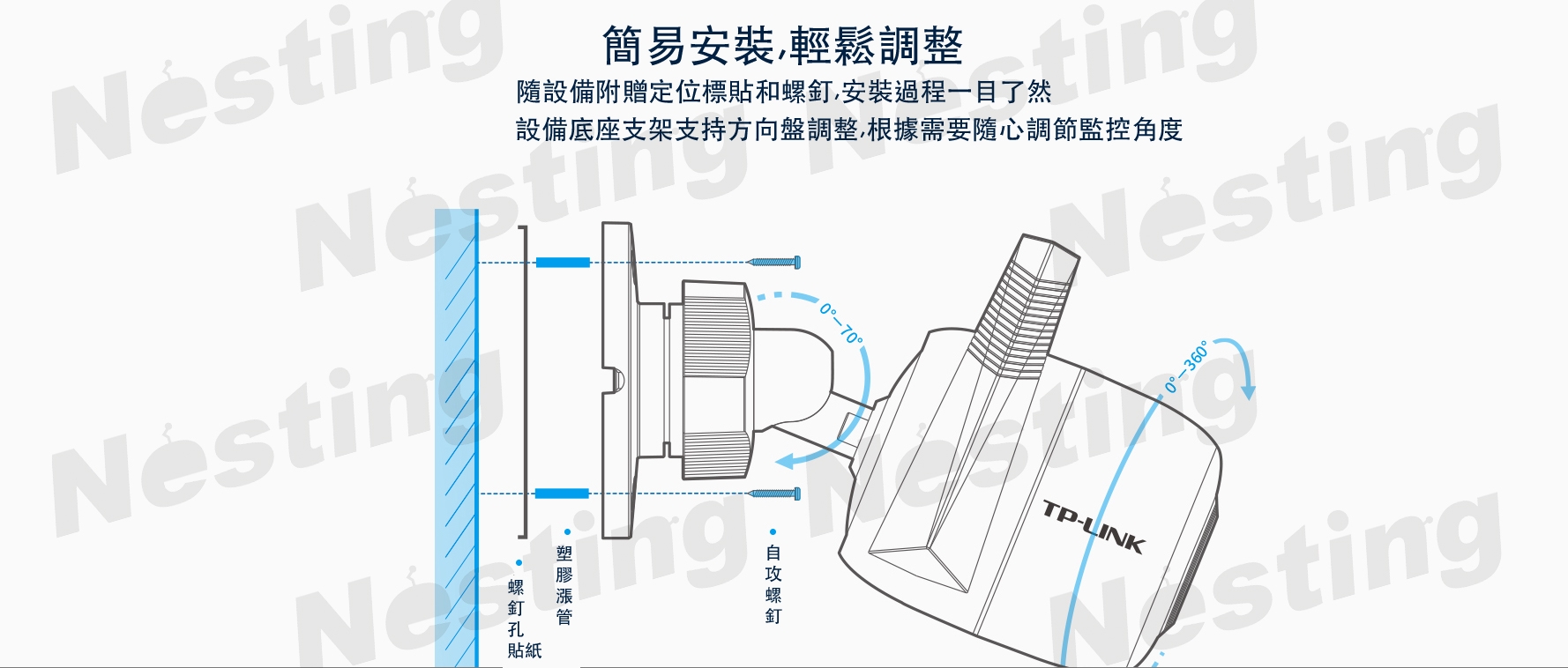 【TP-LINK】200萬室外防水無線攝影機 TL-IPC62C