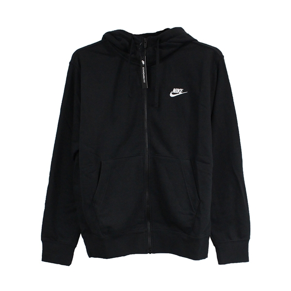 NIKE 男 NSW CLUB HOODIE FZ FT 棉質運動外套(連帽)