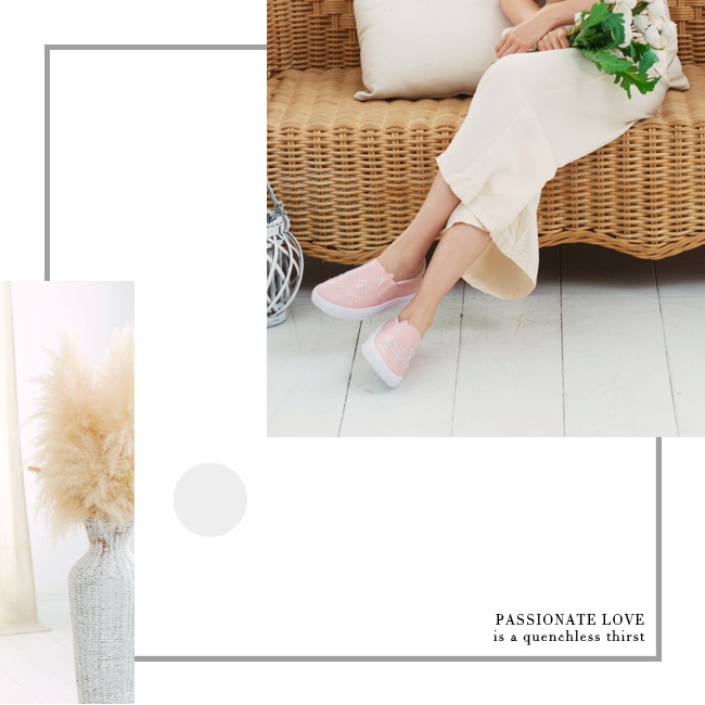 DIANA 真皮俏麗水鑽貓咪耳朵休閒鞋-可愛活力-粉