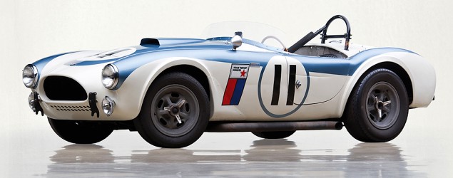 A 1963 Shelby 289 Competition Cobra is among the gems from the Andrews Collection to be auctioned off. (Darin Schnabel/RM Auctions)