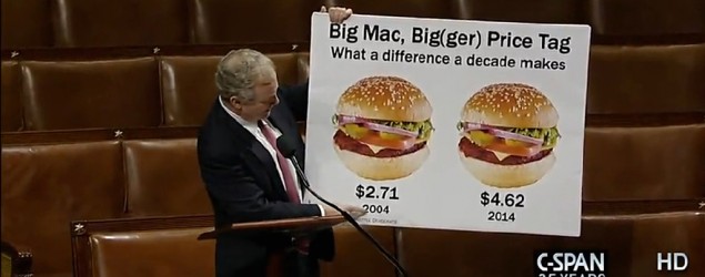 Food for thought: Big Macs used in budget debate
