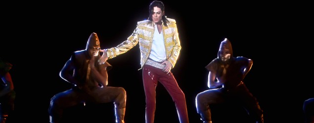 A holographic image of Michael Jackson performs onstage during the 2014 Billboard Music Awards (Kevin Winter/Billboard/Getty Images)