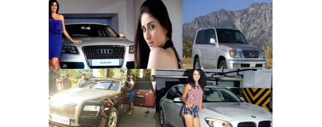 Top five luxury rides owned by actresses