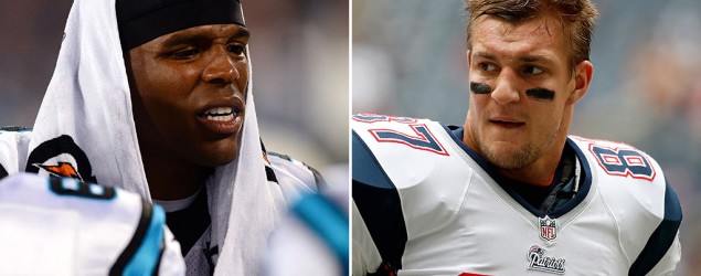 All eyes on injured stars like Cam Newton and Rob Gronkowski in season openers. (Getty Images)