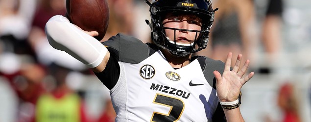 Quarterback Drew Lock of the Missouri Tigers. (Streeter Lecka/Getty Images)