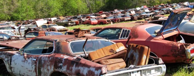 Alabama salvage yard has over 700 abandoned Dodges (Yahoo Autos)