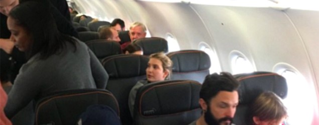 Ivanka Trump on a JetBlue flight (Courtest TMZ)