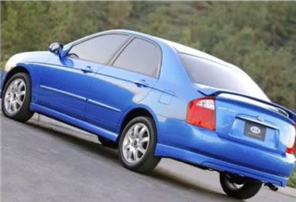 Police are looking for a blue 2005 Kia Spectra sedan with Washington license plate number BER2466.