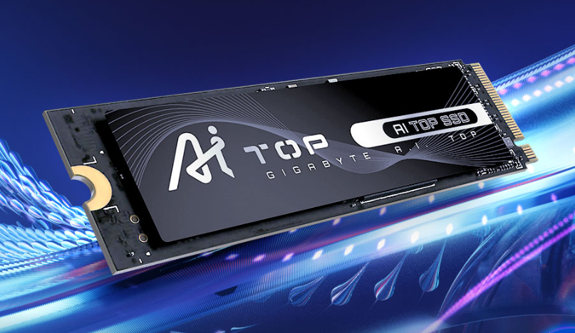 A Gigabyte AI Top Gen 4 SSD