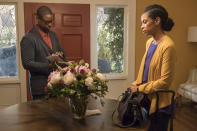 <p>Sterling K. Brown as Randall and Susan Kelechi Watson as Beth in NBC’s <i>This Is Us</i>. <br><br>(Photo: Ron Batzdorff/NBC) </p>